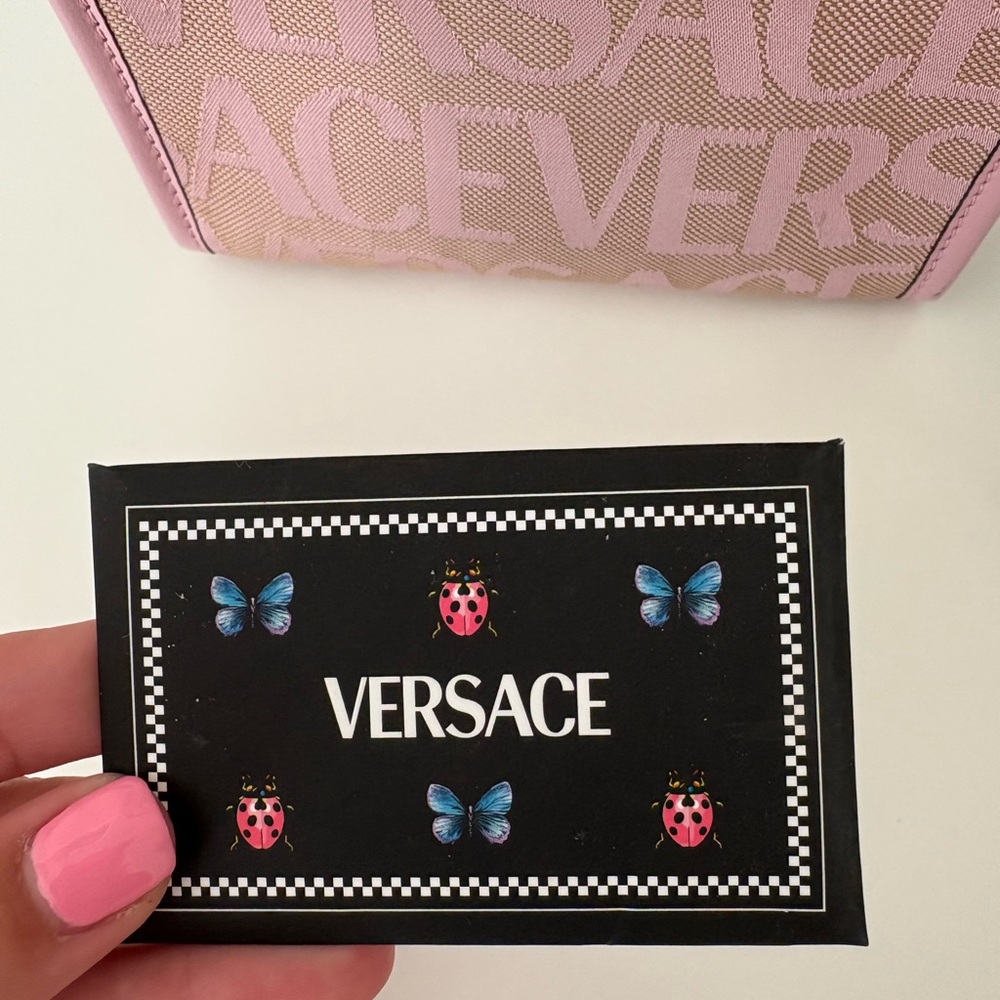 Versace Pink Mini Bag with Medusa Medallion - Picture 4 of 5